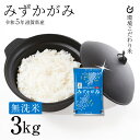 ★★無洗米★★ みずかがみ 3kg 令和5年 滋賀県産 米 お米 送料無料 環境こだわり米 60