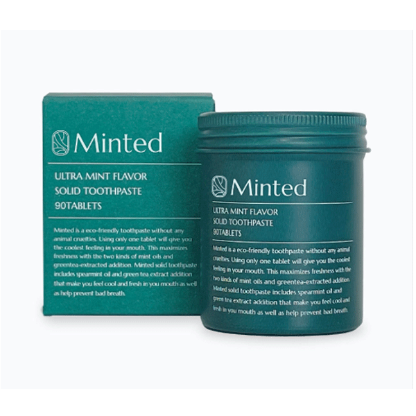 Minted ミンテッド ウルトラミント 固形歯磨き粉 歯磨き粉 90錠 韓国 美容 口臭 タバコ 歯の黄ばみ 虫..