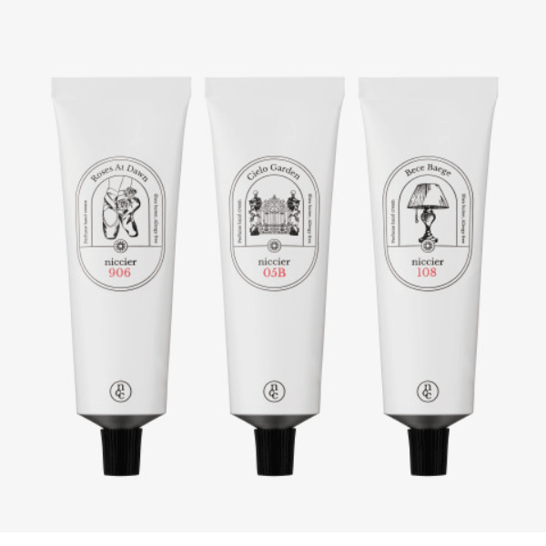 【niccier】パヒュームハンドクリーム 50ml×1個 全3種 送料無料 ネコポス便 プレゼント 贈り物 韓国 韓国雑貨 ハンドクリーム ジミンのサムネイル