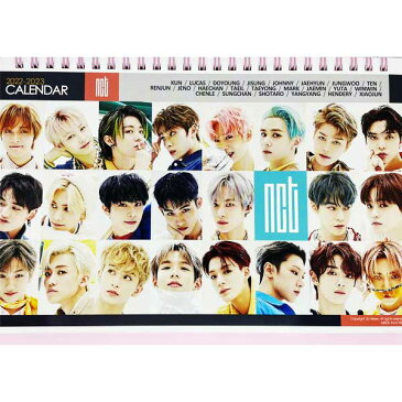 NCT (エヌシーティー) 2022.2023年 2年分 ピンク 卓上カレンダー 送料無料 韓国アイドル 韓流 韓国 韓国ドラマ 韓ドラ K-POP 卓上 カレンダー