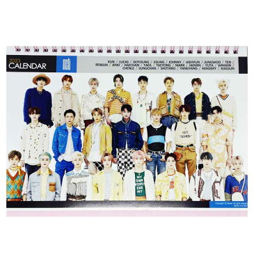 NCT (エヌシーティー) 2022.2023年 2年分 ピンク 卓上カレンダー 送料無料 韓国アイドル 韓流 韓国 韓国ドラマ 韓ドラ K-POP 卓上 カレンダー