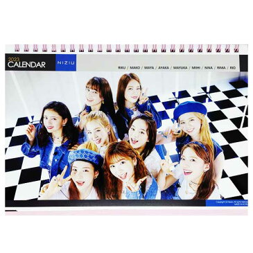 NiziU ニジュー 2022.2023年 2年分 ピンク 卓上カレンダー 送料無料 韓国グッズ 韓国アイドル 韓流 韓国 韓国ドラマ 韓ドラ K-POP 卓上 カレンダー