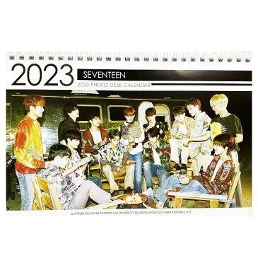 Seventeen セブンティーン 2022.2023年 2年分卓上カレンダー + ステッカーシール付き 送料無料 韓国グッズ 韓国アイドル 韓流 韓国 韓国ドラマ K-POP 卓上 カレンダー