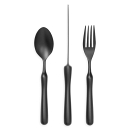 【BTS ジョングク愛用】HORANG Table Size Set Black Edition テーブルサイズセット ブラックエディション 韓国 韓国食器 韓国雑貨 ジョングク グク カトラリー ナイフ フォーク スプーン 3点セット