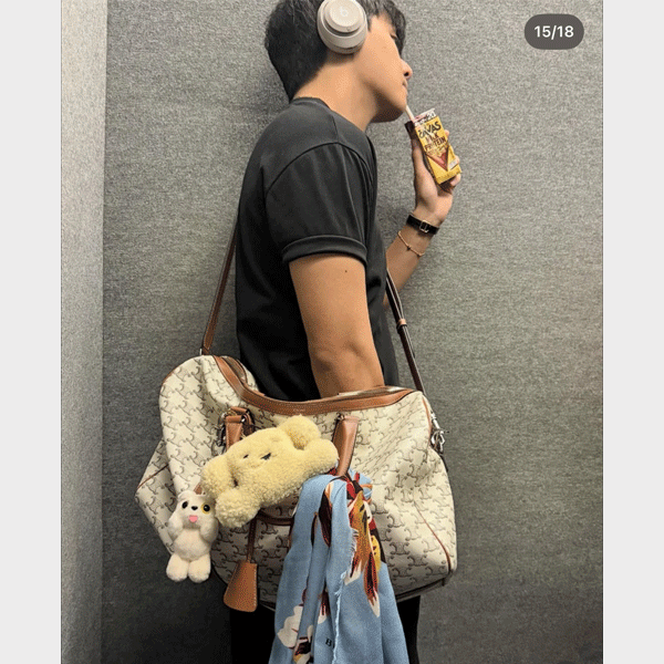 【BTS テテ着用】COMFORT MUNK Key Ring Grey キーリングストラップ キーホルダー 小物 韓国 韓国雑貨 かわいい おしゃれ ブイ テテ テヒョン V ブイ着用 3