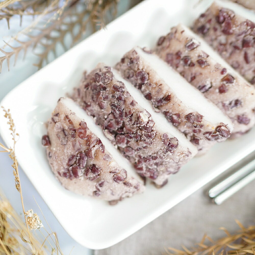 あずきチャルトク【韓国伝統餅／チャルト】韓国スイーツ/韓国餅/1枚（400g）餅 韓国料理 韓国食品 韓国 【秋本商店】【神戸で人気の韓国珍味】のサムネイル