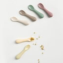 ミニ 離乳食 スプーン シリコン パステル ネコポス 送料無料 一部地域除外 ベビー 乳児 かわいい おしゃれ 映え