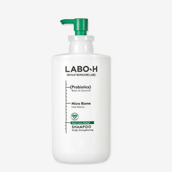 LABO-H ラボエイチ 抜け毛緩和 頭皮強化 シャンプー Hair Loss Relief Shampoo 750ml Scalp Strengthening 送料無料 一部地域除外 韓国コスメ ヘアケア スカルプ 頭皮ケアシャンプー 毛髪栄養 生え際 髪の悩み 抜け毛 韓国シャンプー ビーガン 機能性シャンプー 弱酸性