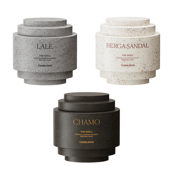 【送料無料】TAMBURINS THE SHELL PERFUME X HAND CREAM タンバリンズ ザシェル パフューム X ハンド クリーム 3種 30ml 韓国雑貨 韓国香水 韓国美容 ハンドクリーム 人気 香水 香り リラックス ギフト プレゼント エックスのサムネイル