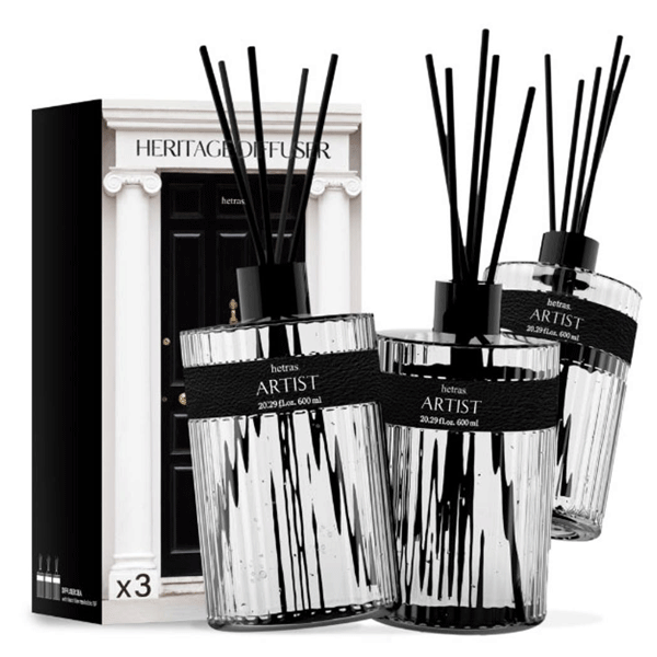 【NEW】hetras ヘトラス ヘリテージ パフュームディフューザー 600ml ギフトセット 大容量 全6種 芳香剤 韓国雑貨 韓国 人気 香り フレグランス リラックス ギフト プレゼント 正規品 韓国 インテリアのサムネイル