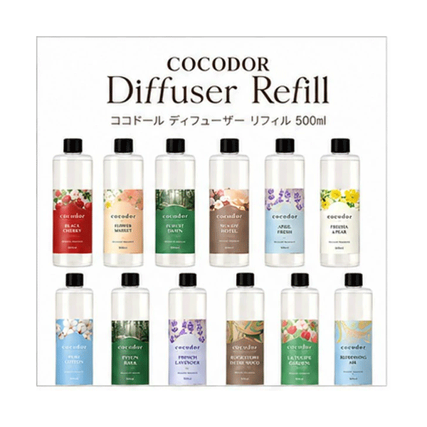 COCODOR ココドール ディフューザー リフィル 500ml ×4本 スティック10P 大容量 ギフトセット 全12種 芳香剤 韓国雑貨 韓国 人気 香り フレグランス リラックス ギフト プレゼント 正規品 韓国 インテリア