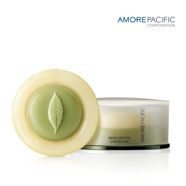 AMORE PACIFIC アモーレパシフィック ヴィンテージ グリーンティ クレンジング　ソープ (Vintage GREEN TEA Cleansing Soap)100g×2ea 高級韓国コスメ 送料無料(一部地域除外)