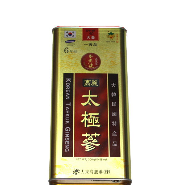 【送料無料(北海道、東北、沖縄は別途送料)】【韓国直輸入！】高麗太極参6年根20-30本入300g(KOREAN TAEKUK GINSENG)【RCP】