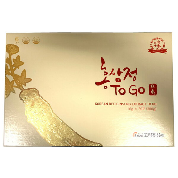 紅参精 To Go (KOREAN RED GINGSENG EXTRACT TO GO) 10g× ...