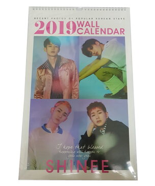 SHINEE(シャイニー) 2019年度 壁掛けカレンダー カレンダー 壁掛け 韓国 韓流 韓国アイドル 韓国俳優 韓国女優 韓国ドラマ 韓ドラ K-POP