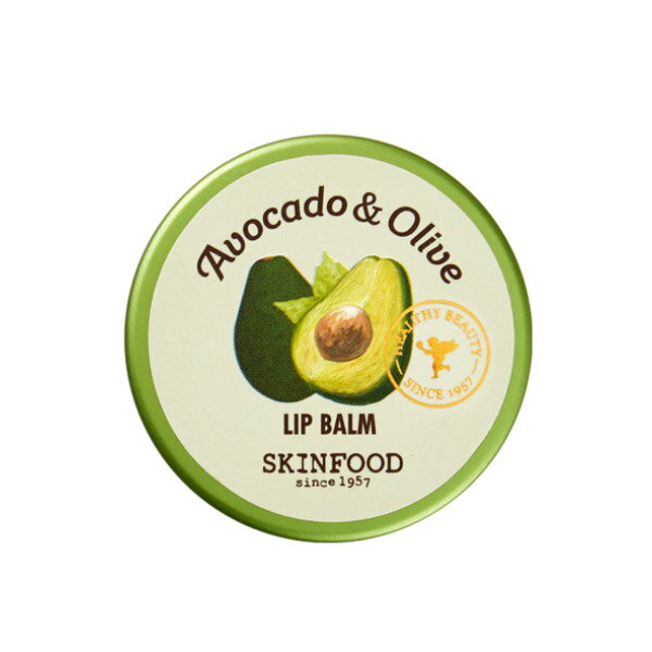 スキンフード コスメ スキンフード SKINFOOD アボカド＆オリーブ リップバーム Avocado&Olive Lip Balm 12g 韓国コスメ 送料無料 スキンケア スペシャルケア リップケア 保湿 角質 潤い リップバーム リップクリーム アボカド オリーブ