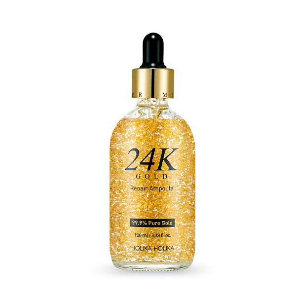 ホリカホリカ HolikaHolika プライム ユース 24K ゴールド リペア アンプル PRIME YOUTH 24K GOLD REPAIR AMPOULE 100ml 韓国コスメ 送料無料 一部地域除外 スキンケア スペシャルケア 美容液 セラム