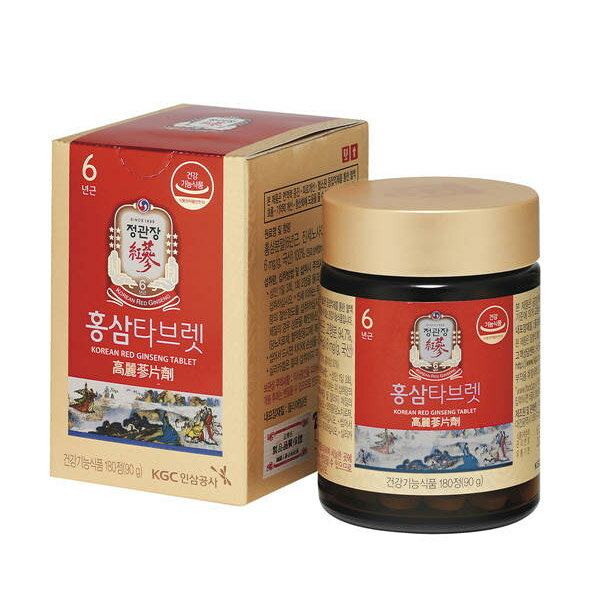 正官庄 高麗紅蔘 6年根 紅参 タブレット KOREAN RED GINSENG TABLET 50 ...