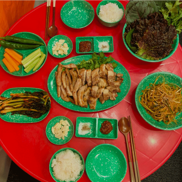 韓国直輸入！メラミン食器 18点4人前セット 全3カラー 韓国 韓国式 韓国食器 韓国料理 韓国 器 お皿 お..