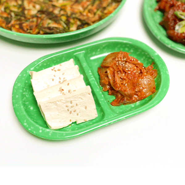 韓国直輸入！ メラミン食器 二色皿 楕円 全3カラー 韓国 韓国式 韓国食器 韓国料理 韓国 韓国居酒屋 居..