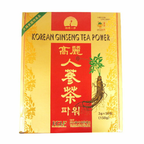 韓国伝統茶！健康維持に毎日1杯！！高麗人参茶(朝鮮人参茶）50包　送料無料(北海道、東北、沖縄、離島 ...