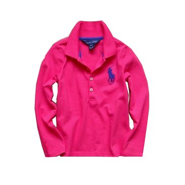 最終値下げ!在庫一掃セール ネコポス便送料無料 POLO ポロ Ralph Lauren ラルフローレン子供服 キッズ ガールズ 女の子用 ビッグポニー 長袖 鹿の子 ポロシャツ 激安アウトレット品