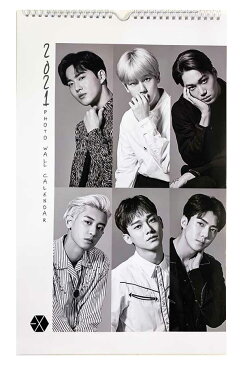 【数量限定】【即納】エクソ EXO 2021年度 壁掛けカレンダー カレンダー 壁掛け 韓国 韓流 韓国アイドル 韓国俳優 韓国女優 韓国ドラマ 韓ドラ K-POP