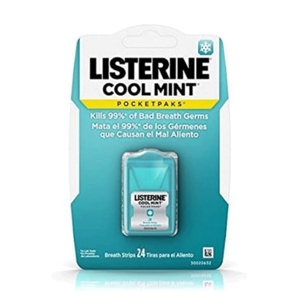 LISTERINE リステリン クールミント フレッシュバースト ポケットパック 携帯用フィルム ブレスストリ..