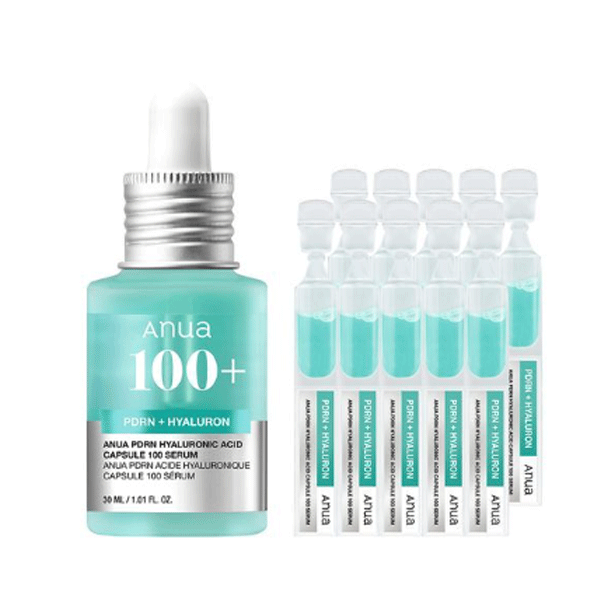 Anua アヌア PDRN ヒアルロン酸 カプセル 100 セラム 30ml 美容液 セラム 鎮静 オリーブヤング PDRN HYALURON ACID CAPSULE 100 SERUMのサムネイル