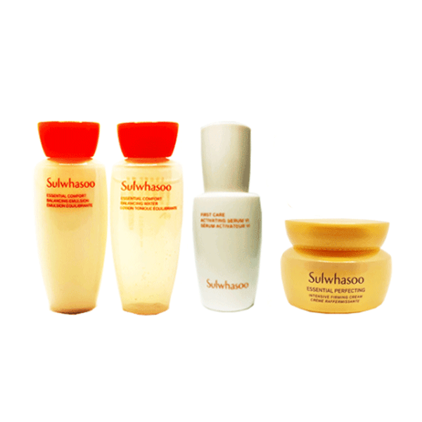 神戸オートン輸入雑貨店で買える「【お試しサンプルを低価格でご提供♪】【送料無料】高級韓国コスメ 雪花秀(ソルファス滋陰特別お試し4種セット【4】滋陰水(15ml+滋陰乳液(15ml+弾力クリーム(5ml+潤操エッセンス(8ml」の画像です。価格は1,900円になります。