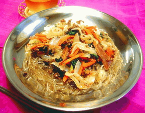 チャプチェ（韓国はるさめ）ハルサメ、はるさめ、チャッチェ、春雨、チャップチェ、韓国ハルサメ料理、韓国総菜、 お取り寄せ
