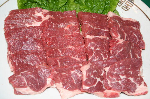 牛ロース焼き肉用（400g＋タレ100g）オーストラリア産穀物飼育【焼肉 焼き肉セット バーベキュー BBQ】