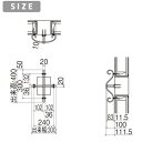 【ねじ付き】ER19型 壁飾り 妻飾り 組合せ YKKap シャローネ アルミ鋳物 アイアン調 エレガント シンプル インテリア おしゃれ 新築祝い ギフト プレゼント 外壁 外構 屋外 玄関 オーナメント 象徴 ウォールアクセサリー 外観飾り 北欧 アクセント ワイケーケー 3