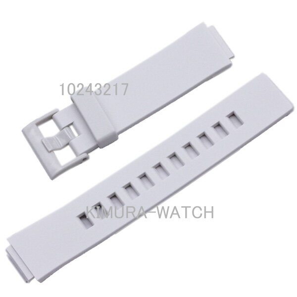 Urethane - カシオ純正バンド・ベルト　LDF-20／LDF12用ウレタンバンド　10243217　白色ホワイト　CASIO　BAND