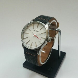 正規品ニクソン腕時計NA3772476-00Sentry38Leather（セントリー38レザー）Gray/Tan（ユニセックス）/NA3772476-00メーカー2年保証NIXON腕時計