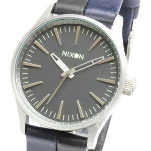 正規品ニクソン腕時計Sentry38Leather/BlackNavyBlack（ユニセックス）/NA3771938-00メーカー2年保証NIXON腕時計