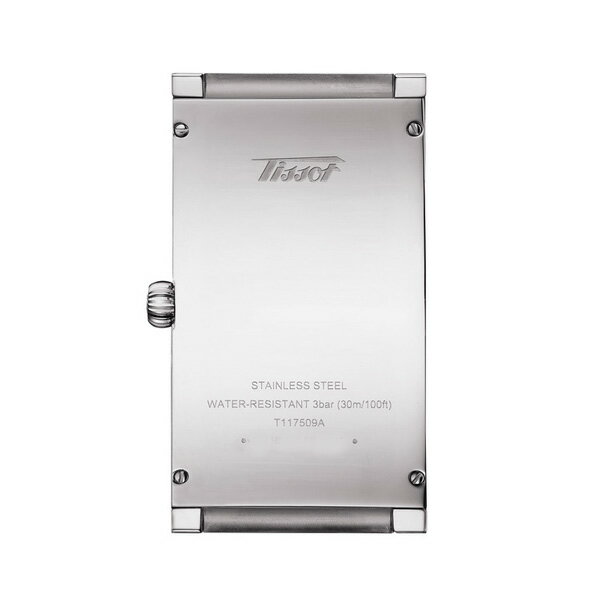 ティソ腕時計　T117.509.16.012.00　ティソ ヘリテージ バナナ センテナリー　白色文字盤/黒色カーフストラップ（クォーツ）　メーカー2年保証　T1175091601200