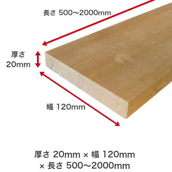 DIYフリーサイズフリーカットオーダーカット工作日曜大工木工アウトドア家具自作趣味インテリアリフォーム化粧材木木材無垢材板材棒材造作材仕上げ材栂つが無垢材【送料無料】【厚さ】20mmtimes;【幅】120mmtimes;【長さ】900mm
