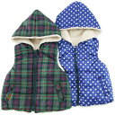 La Chiave (ラキエーベ) リバーシブルベスト(80?130cm)【秋物】キムラタンの子供服 はおりもの アウター 男の子 80cm 90cm 95cm 100cm 110cm 120cm 130cm