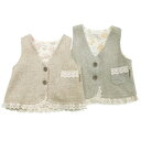 Biquette Club (ビケットクラブ) ベスト (80?130cm)【秋物】キムラタンの子供服 女の子 80cm 90cm 95cm 100cm 110cm 120cm 130cm