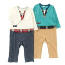 La Chiave (ラ キエーベ) カバーオール (70?80cm) 【秋物】キムラタンの子供服 長袖 男の子 女の子