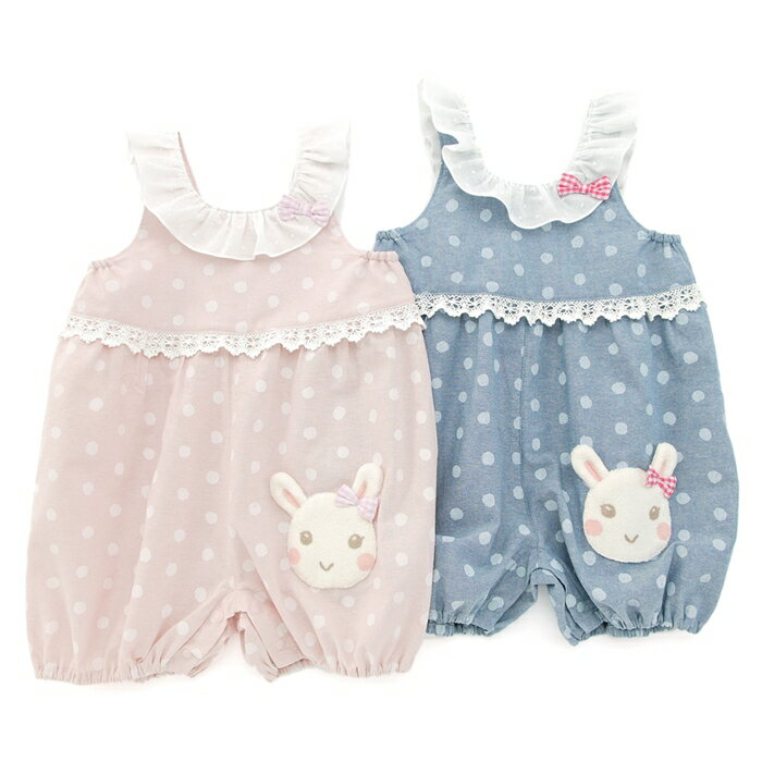 coeur a coeur (クーラクール ) サロペット (70〜90cm) 女の子 初夏物...