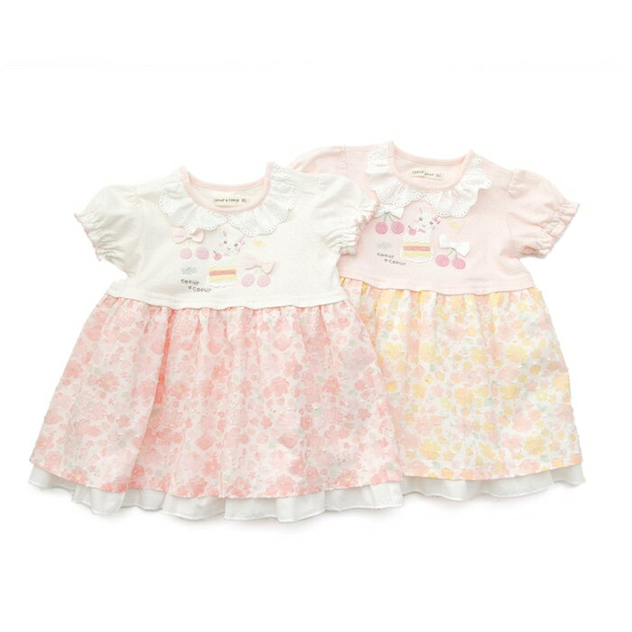 coeur a coeur (クーラクール ) ワンピース (80〜100cm) 女の子 夏物...