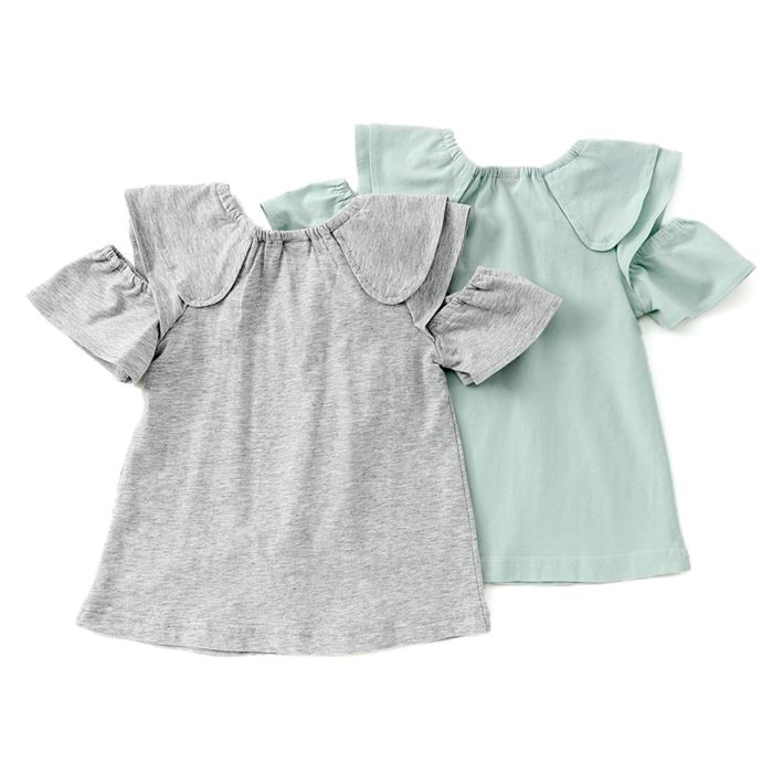 【68%OFF SALE 均一価格セール】dolcina (ドルチーナ ) 2WAY　Tシャツ (80〜140cm) 女の子 80cm 90cm 95cm 100cm 110cm 120cm 130cm 140cm キムラタン 子供服