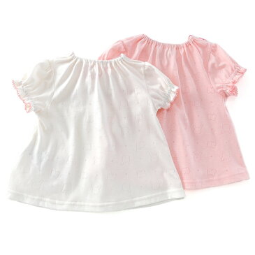coeur a coeur (クーラクール ) 半袖Tシャツ (70〜100cm) 女の子 夏物 70cm 80cm 90cm 95cm 100cm キムラタンの子供服