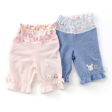 coeur a coeur (クーラクール ) ハーフ丈パンツ (70〜100cm) 女の子 夏物 70cm 80cm 90cm 95cm 100cm キムラタンの子供服