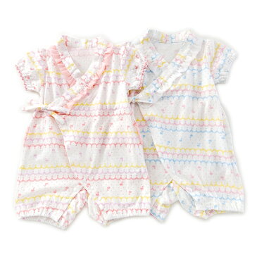 coeur a coeur (クーラクール ) 甚平グレコ (70〜80cm) 女の子 夏物 70cm 80cm キムラタンの子供服