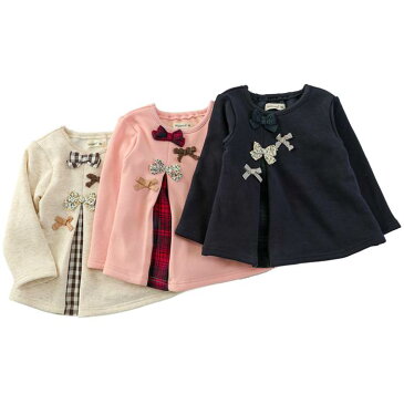 【あす楽】Biquette (ビケット ) トレーナー (80〜130cm) 女の子 秋物 80cm 90cm 95cm 100cm 110cm 120cm 130cm キムラタンの子供服