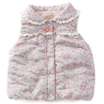 【あす楽】Biquette Club (ビケットクラブ ) ベスト (80〜130cm) 女の子 冬物 80cm 90cm 95cm 100cm 110cm 120cm 130cm キムラタンの子供服