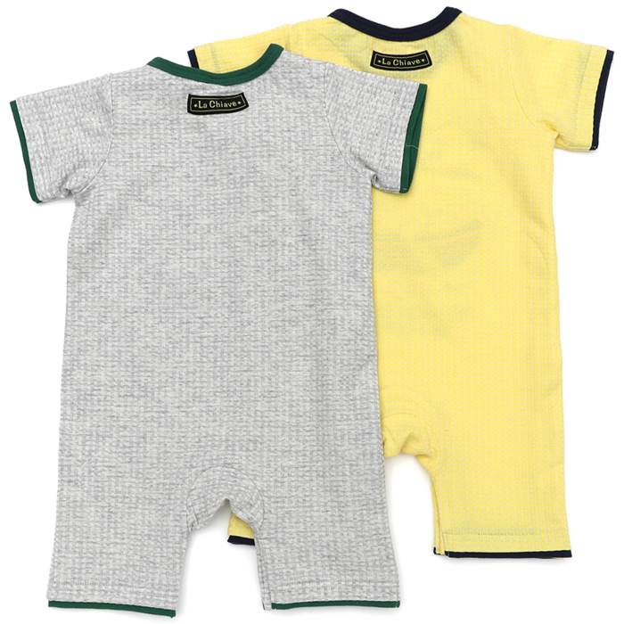 【20%OFF SALE】La Chiave (ラ キエーベ ) 半袖グレコ (70〜80cm) 男の子 70cm 80cm キムラタン 子供服 ［ベビーウェア］bbySM